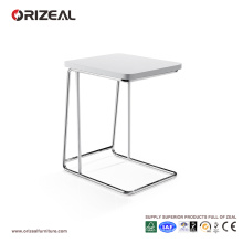 Orizeal petite table d&#39;appoint blanche moderne pour chambre à coucher (OZ-OTB007)